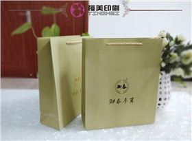 金色手提绳保健品包装盒制作