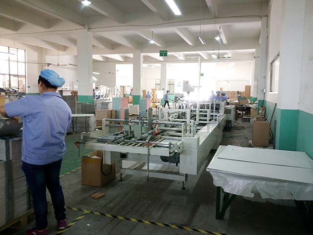 【樱美包装盒印刷厂】小纸盒自动折盒流水线
