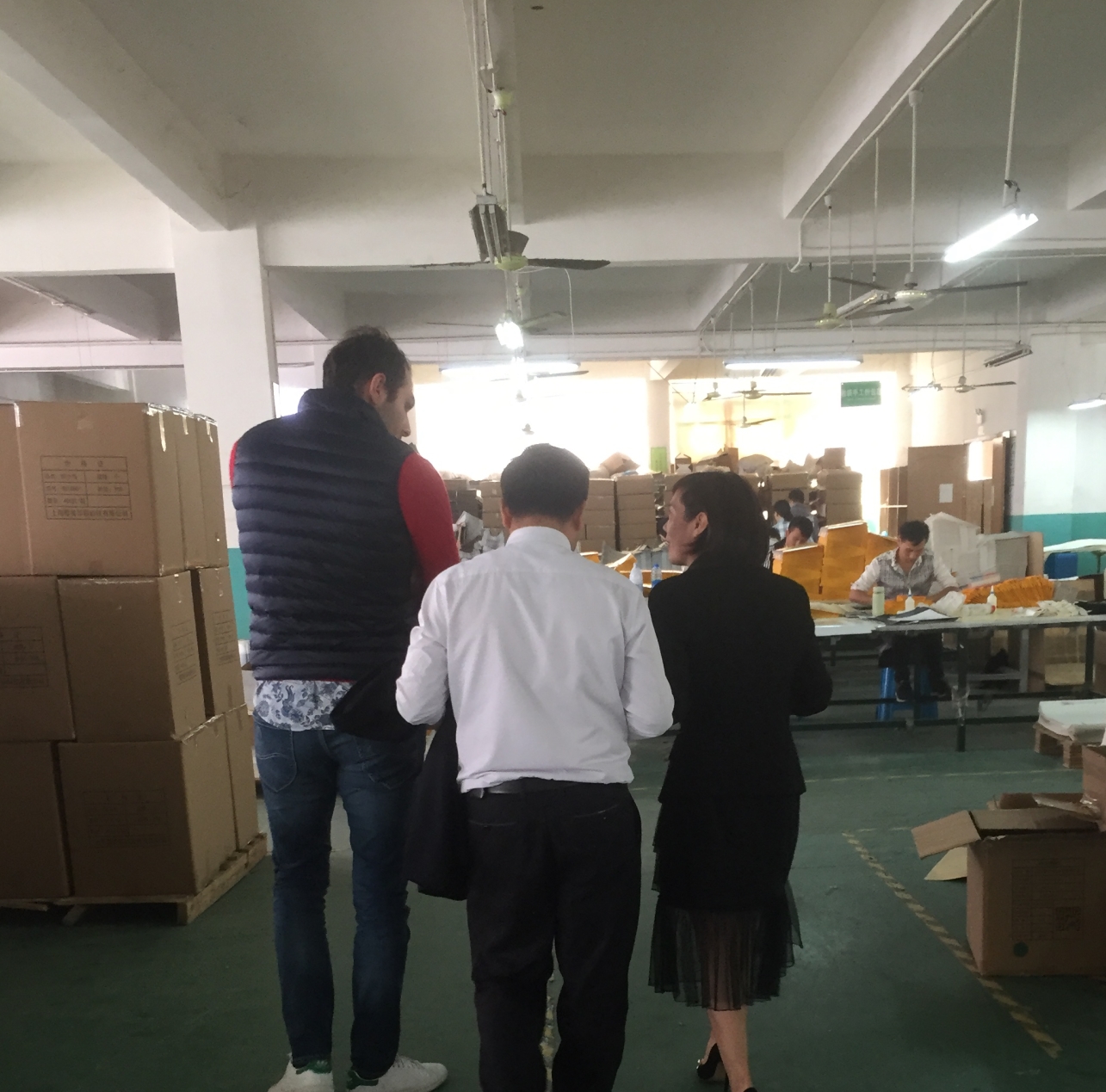 法国客户参观车间
