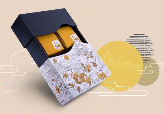 月饼创意包装盒设计