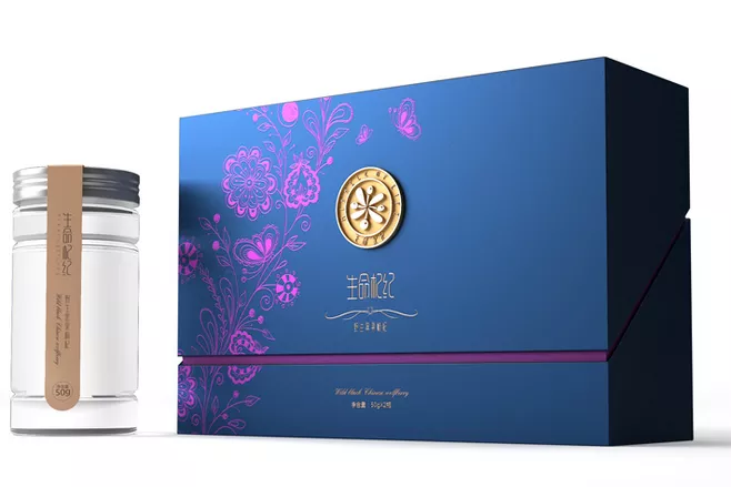 保健品翻盖盒设计定制