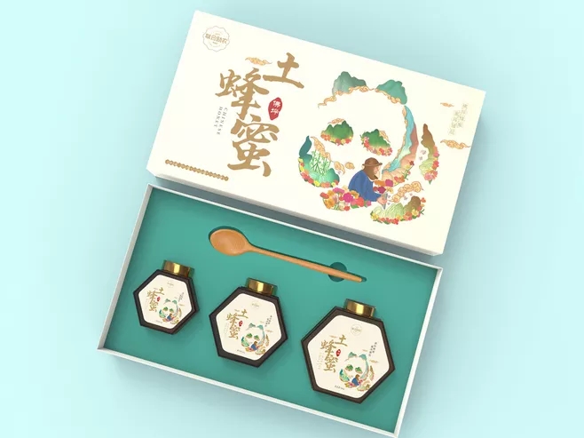 蜂蜜包装盒定做1